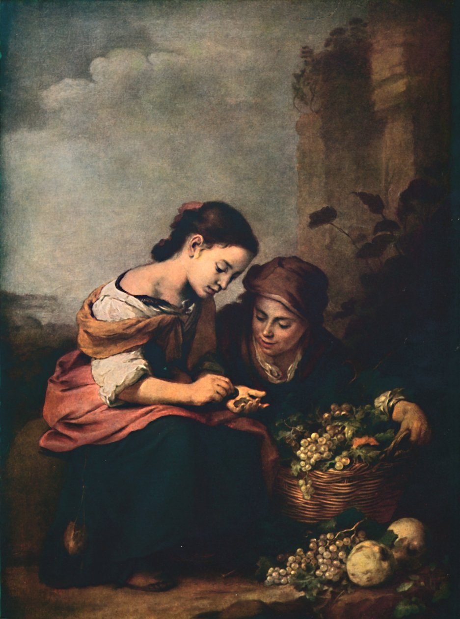 Prodejci ovoce počítají své peníze, 1618, 1914. od Bartolomé Esteban Murillo