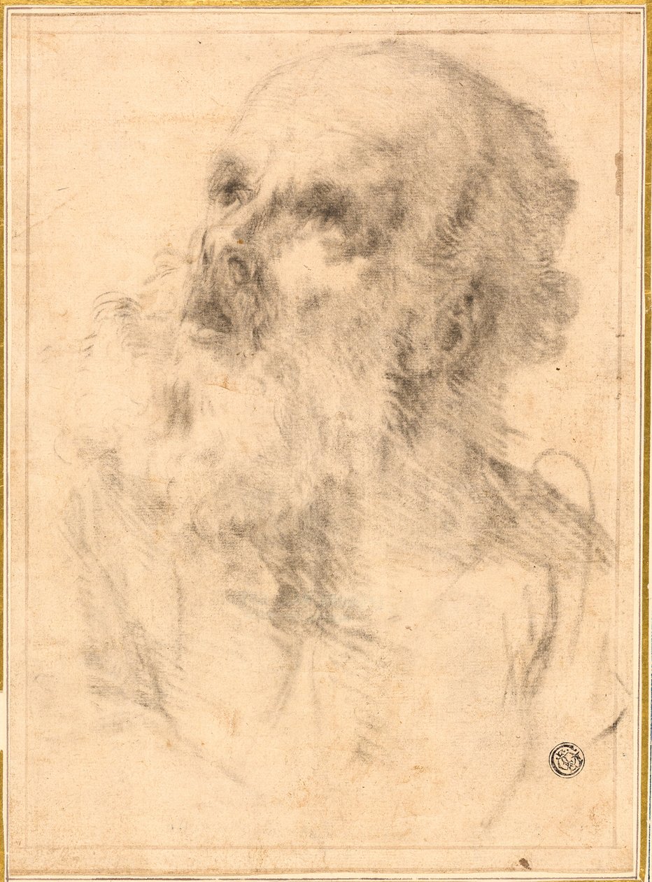 Hlava starého muže od Bartolomé Esteban Murillo