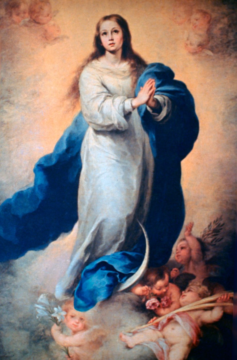 Neposkvrněné početí, 1665-1670 od Bartolomé Esteban Murillo