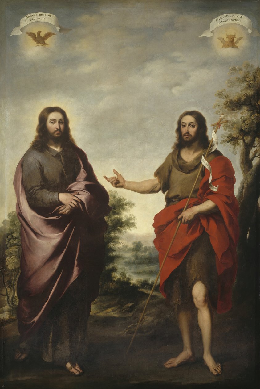 Svatý Jan Křtitel ukazující na Krista, c. 1655. od Bartolomé Esteban Murillo