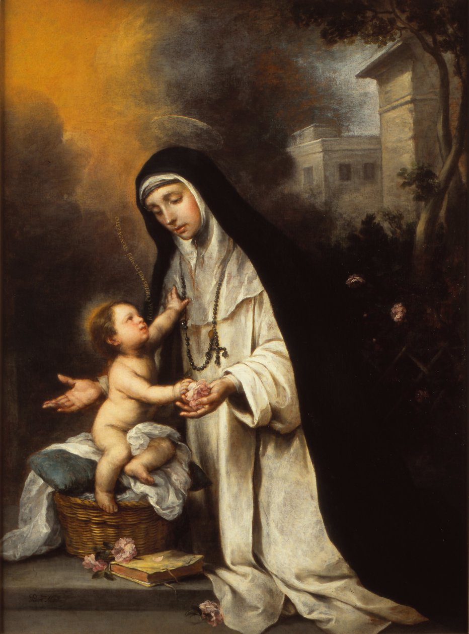 Svatá Růže z Limy, 1670 od Bartolomé Esteban Murillo