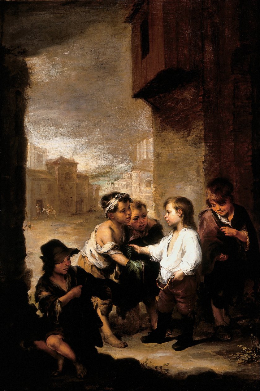 Svatý Tomáš z Villanuevy rozdělil své šaty mezi žebrácké chlapce od Bartolomé Esteban Murillo