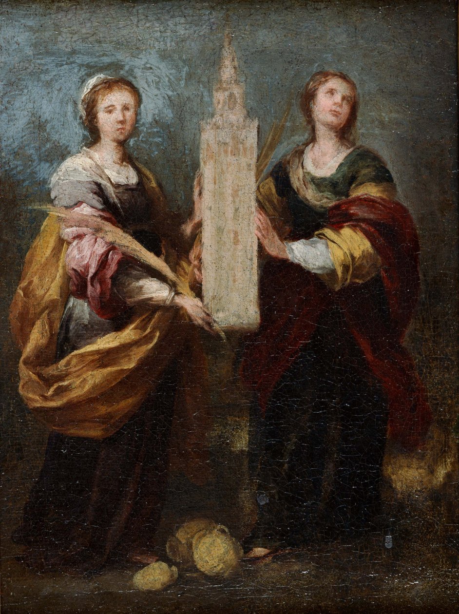 Svatí Justa a Rufina, asi 1665 od Bartolomé Esteban Murillo