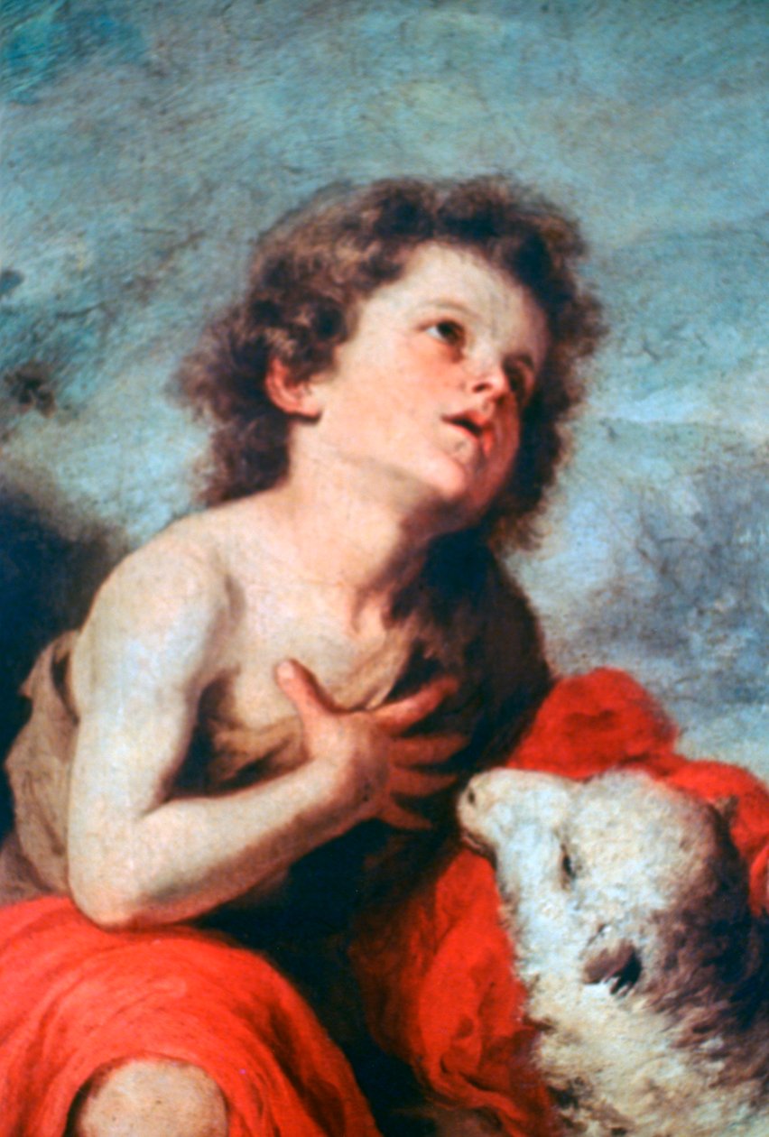 Svatý Jan Křtitel jako dítě, c1665 od Bartolomé Esteban Murillo