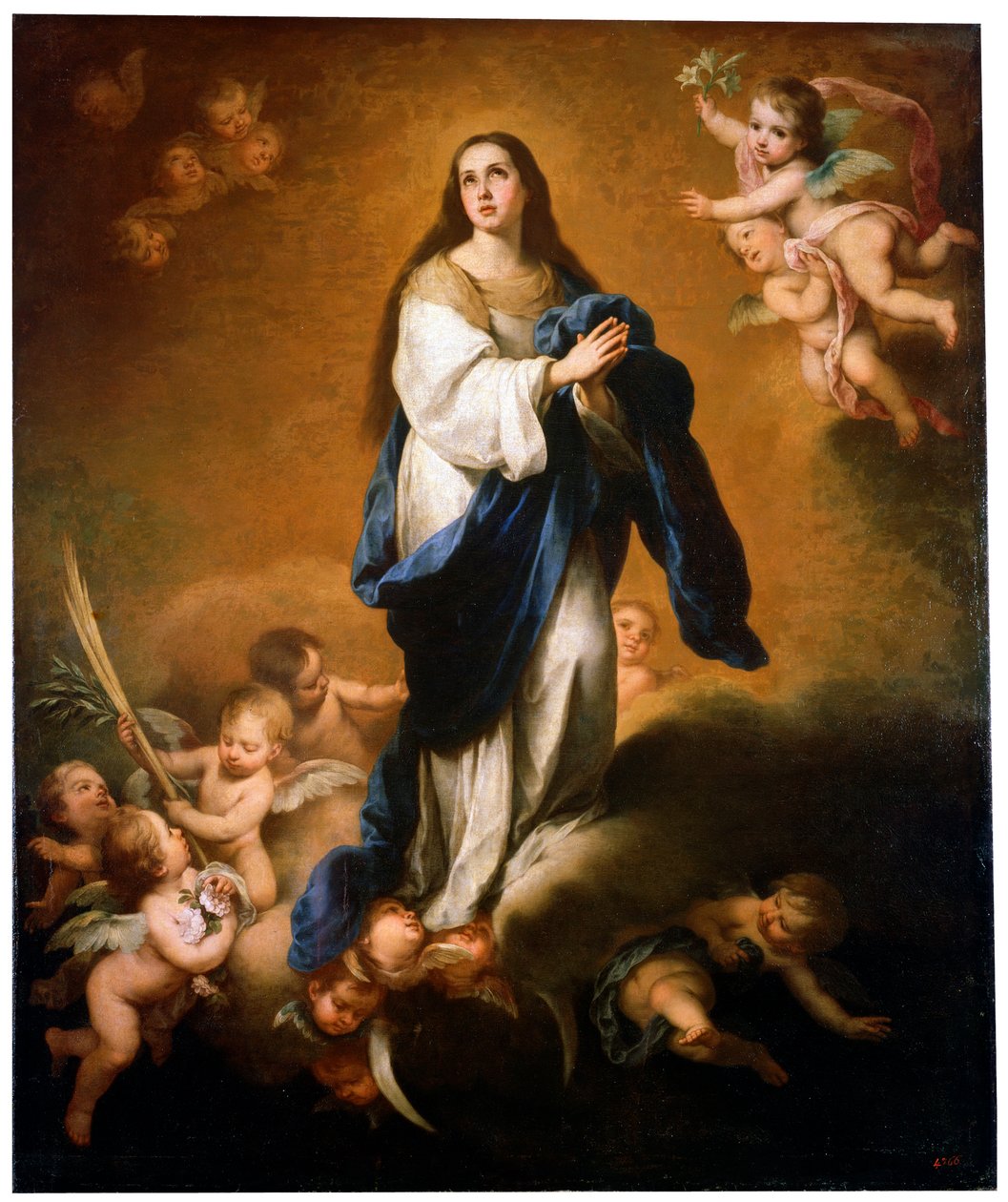 Nanebevzetí Panny Marie, mezi 1645 a 1655. od Bartolomé Esteban Murillo