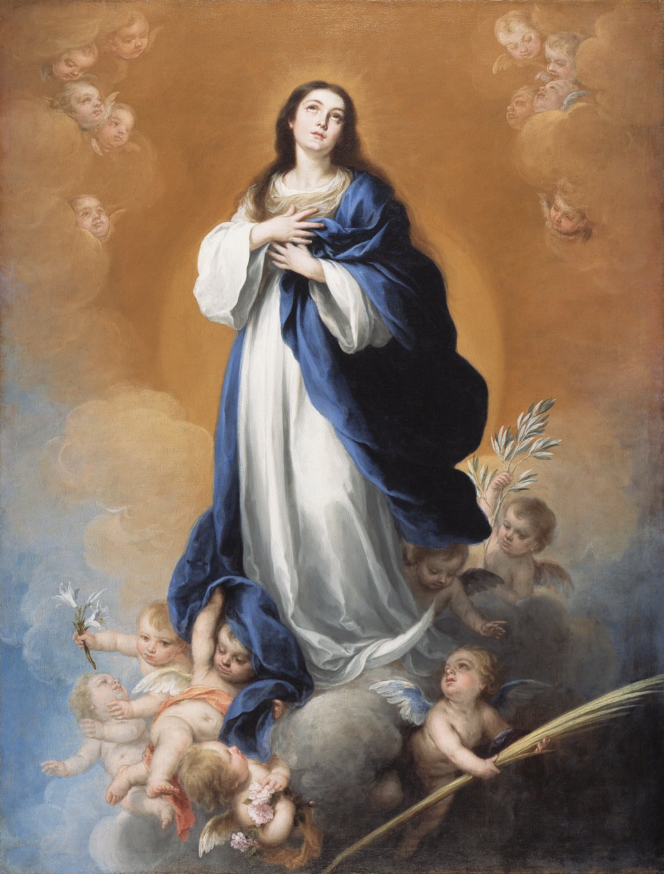 Neposkvrněné početí od Bartolomé Esteban Murillo