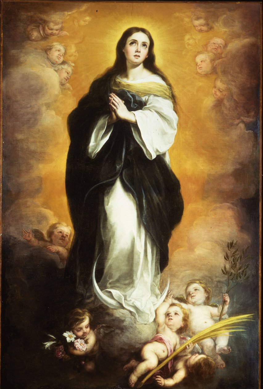 Neposkvrněné početí od Bartolomé Esteban Murillo
