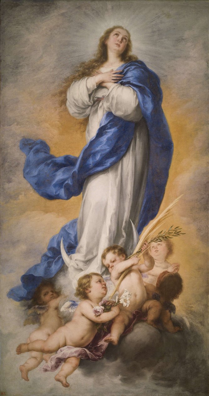 Neposkvrněné početí Panny Marie, 70. léta 17. století. od Bartolomé Esteban Murillo