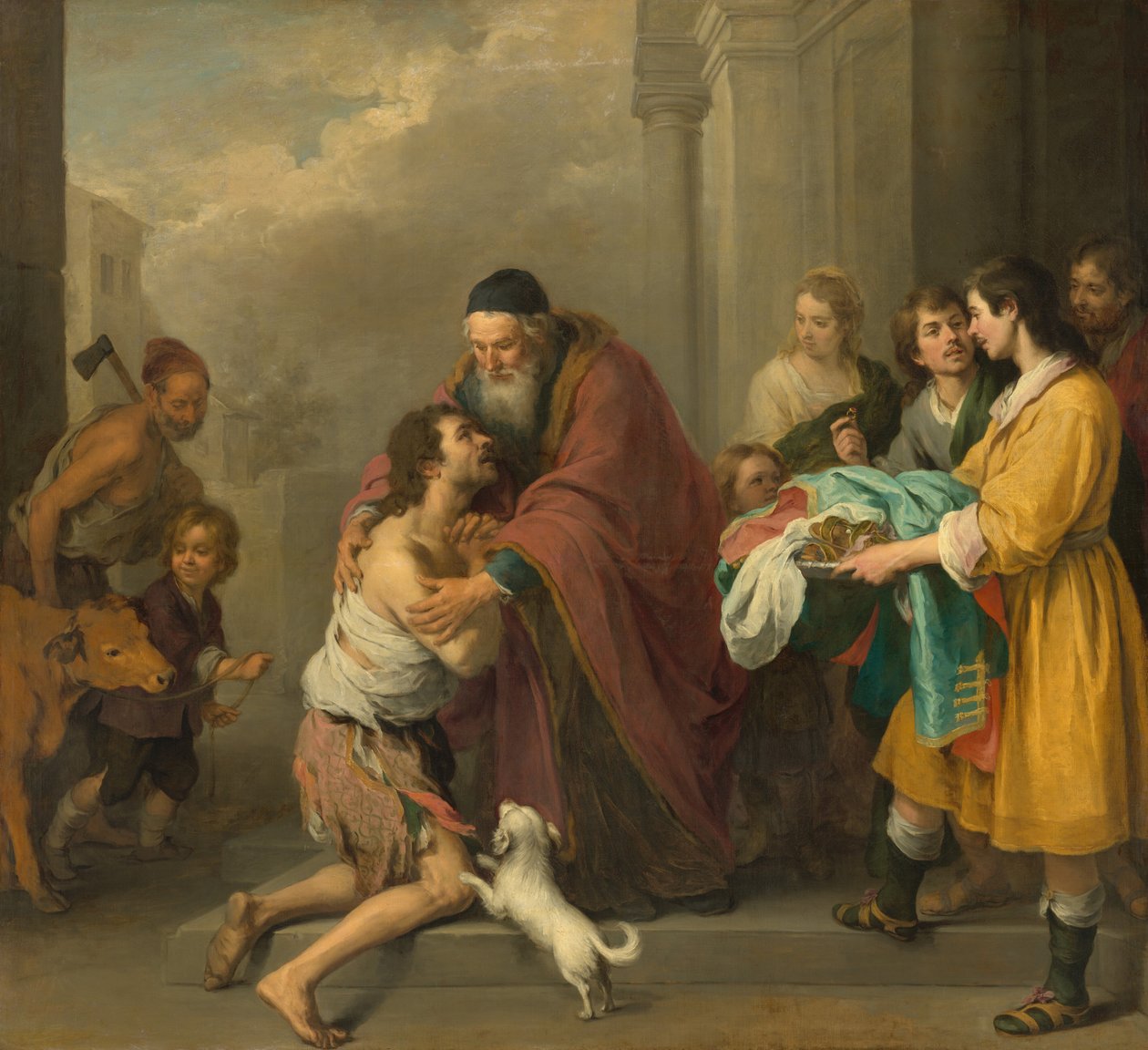 Návrat marnotratného syna, 16671670. od Bartolomé Esteban Murillo