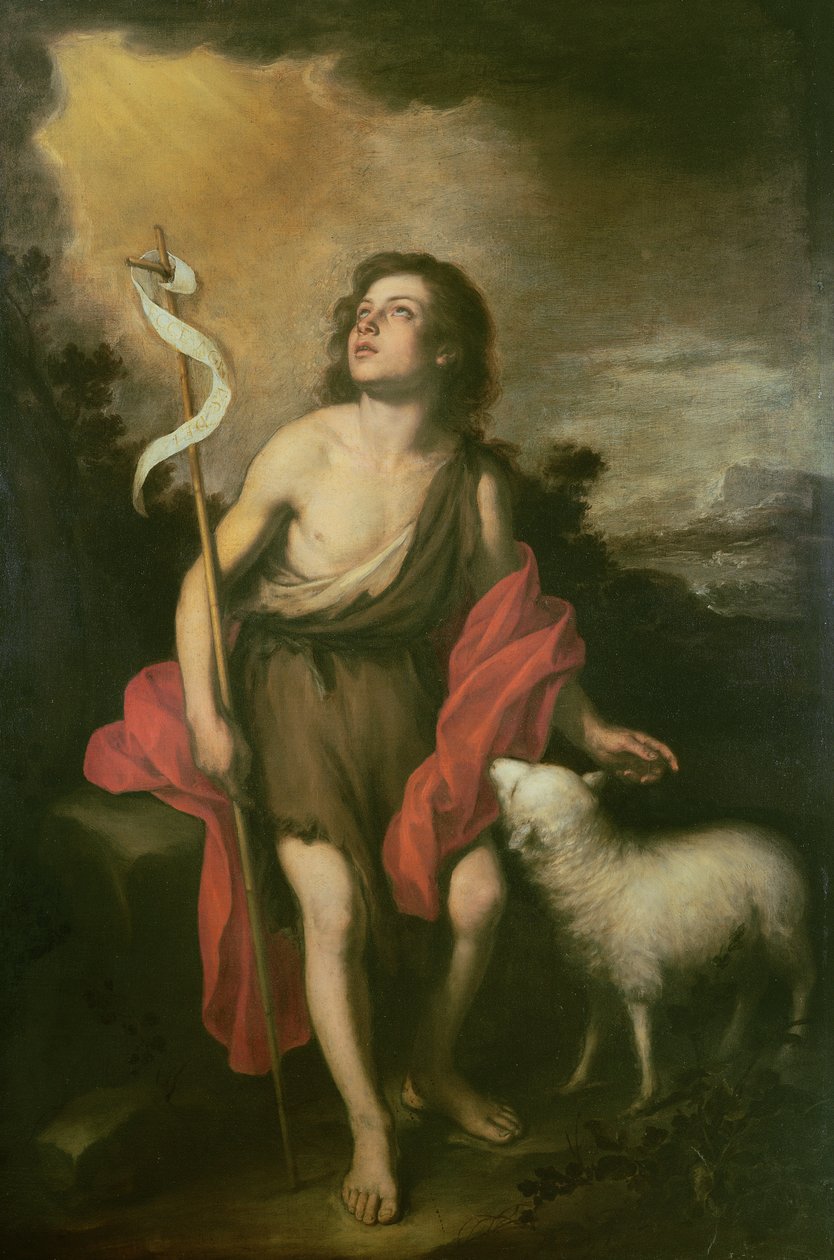 Svatý Jan s beránkem od Bartolomé Esteban Murillo