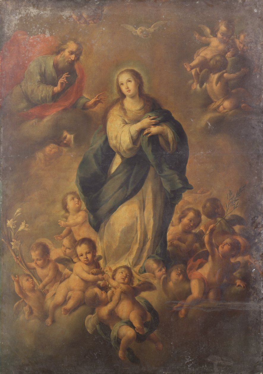 Nanebevzetí (olej na plátně) od Bartolome Esteban (follower of) Murillo