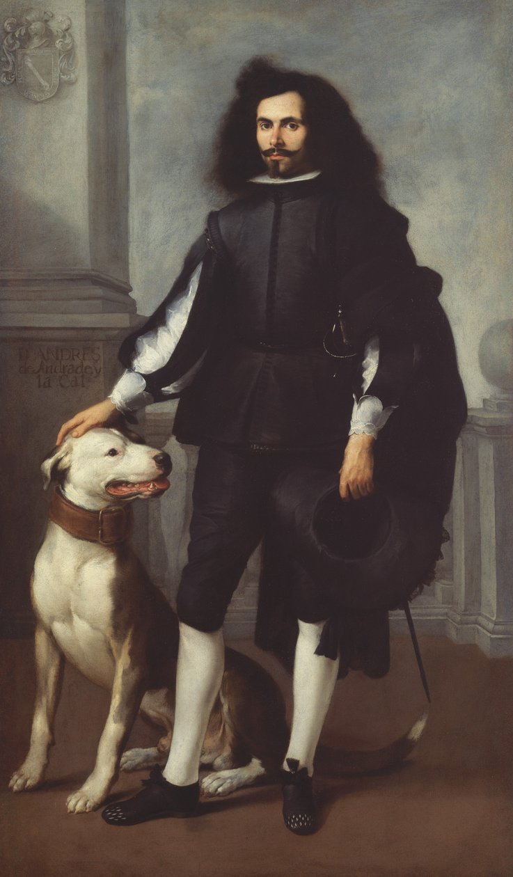 Don Andrés de Andrade a Cal, kolem 1665-72 (olej na plátně) od Bartolomé Esteban Murillo