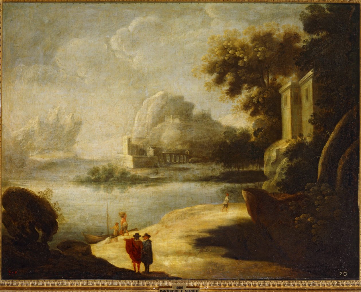 Krajina ... (olej na plátně) od Bartolomé Esteban Murillo