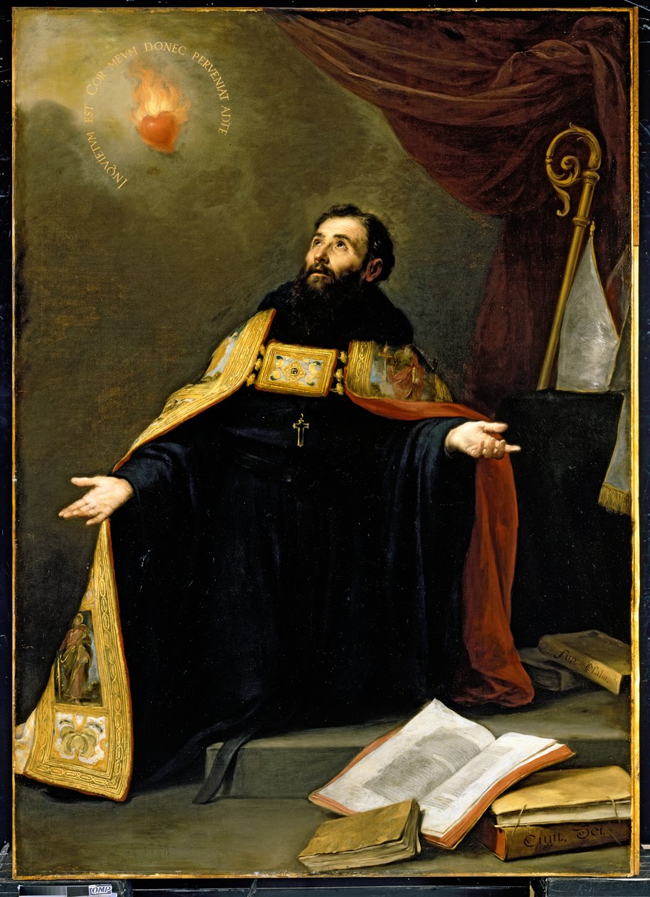 Svatý Augustin v extázi od Bartolomé Esteban Murillo