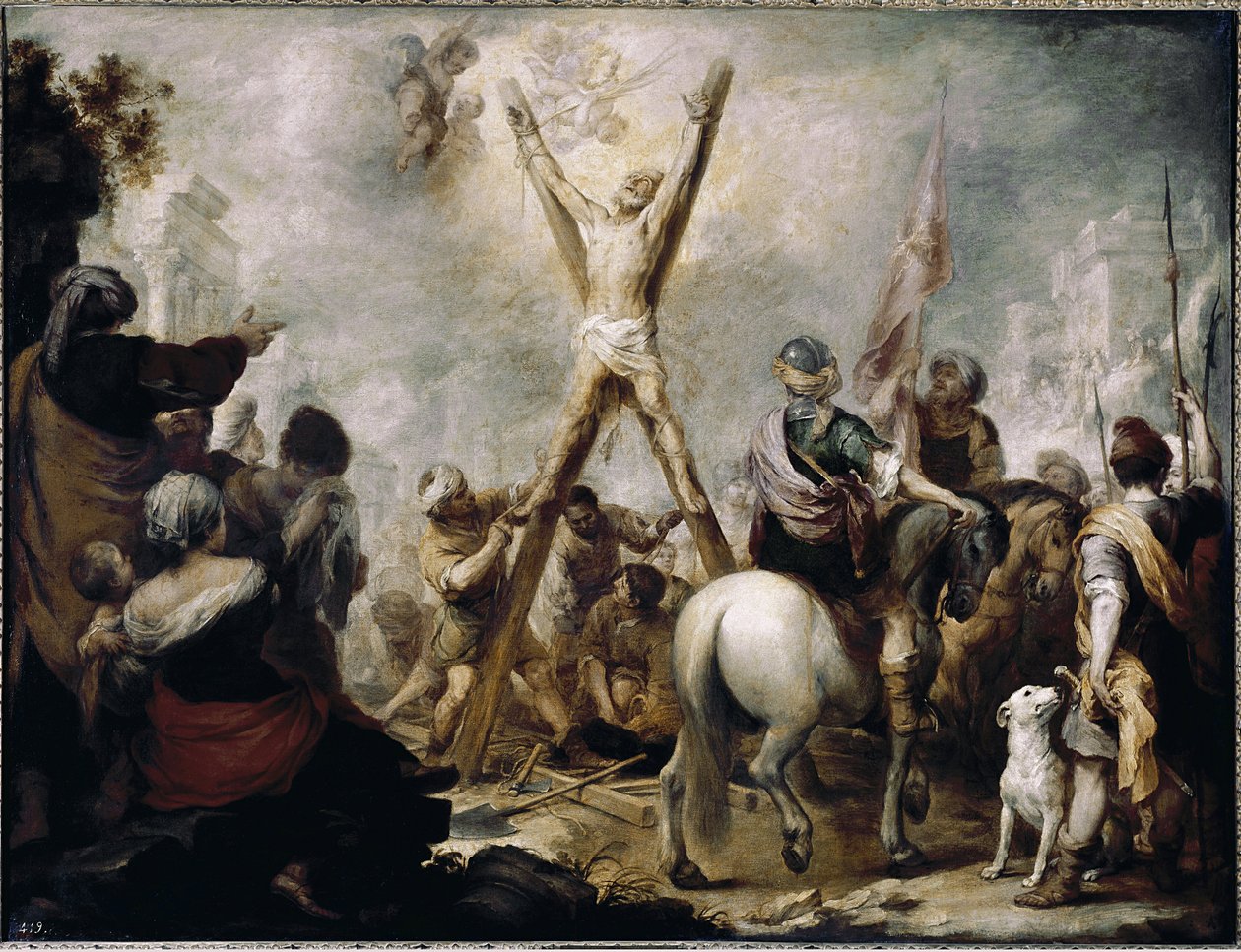 Umučení svatého André. (olej na plátně od Bartolomé Esteban Murillo