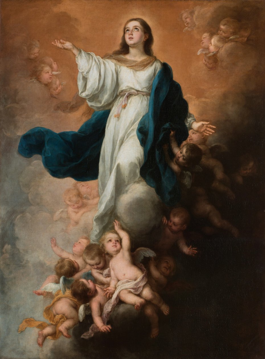 Walpolovo Neposkvrněné početí, asi 1680 (olej na plátně) od Bartolomé Esteban Murillo