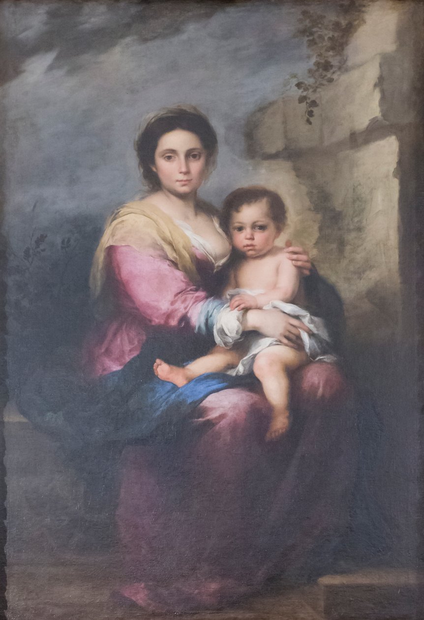 Kojící Madonna od Bartolomé Esteban Murillo