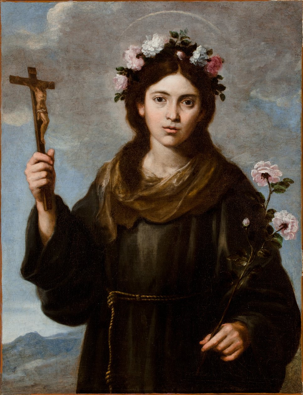 Svatá Rosa z Viterba (1233–51) od Bartolome Esteban school of Murillo