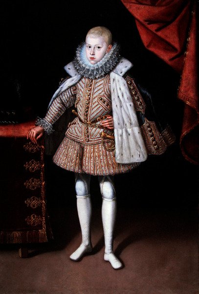 Portrét nemluvně Don Fernando de Austria (olej na plátně) od Bartolome Gonzalez