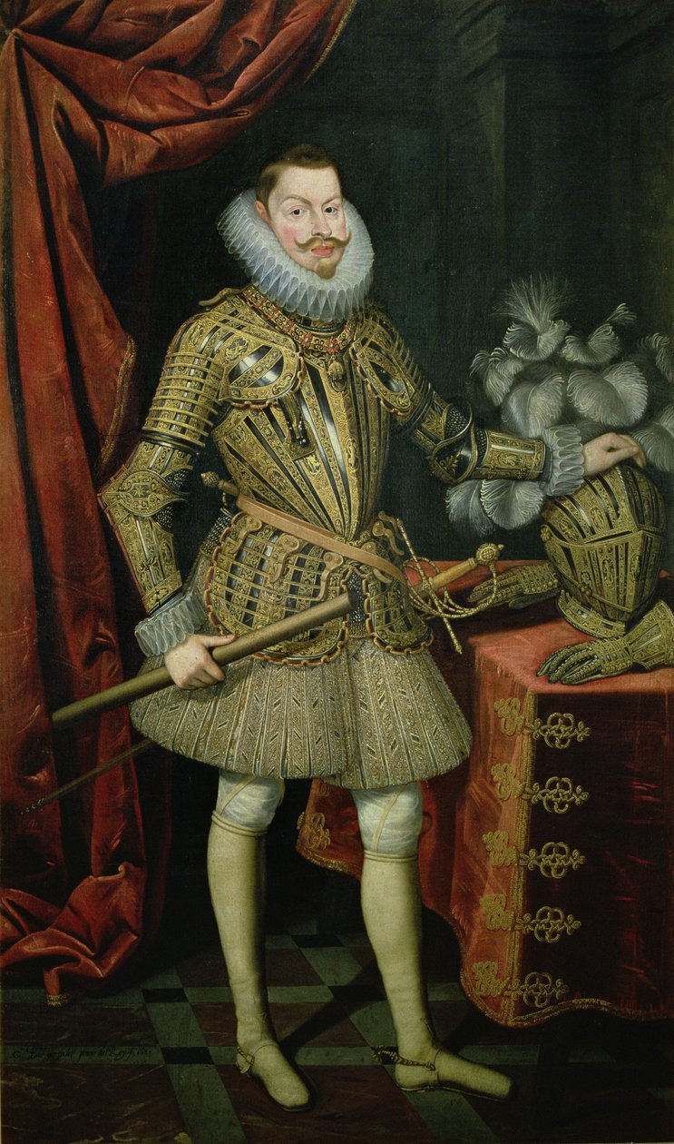Portrét Filipa III. Španělského (1578-1621) 1621 (olej na plátně) od Bartolome Gonzalez