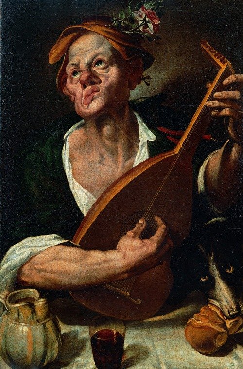 Lute palyer od Bartolomeo Passarotti