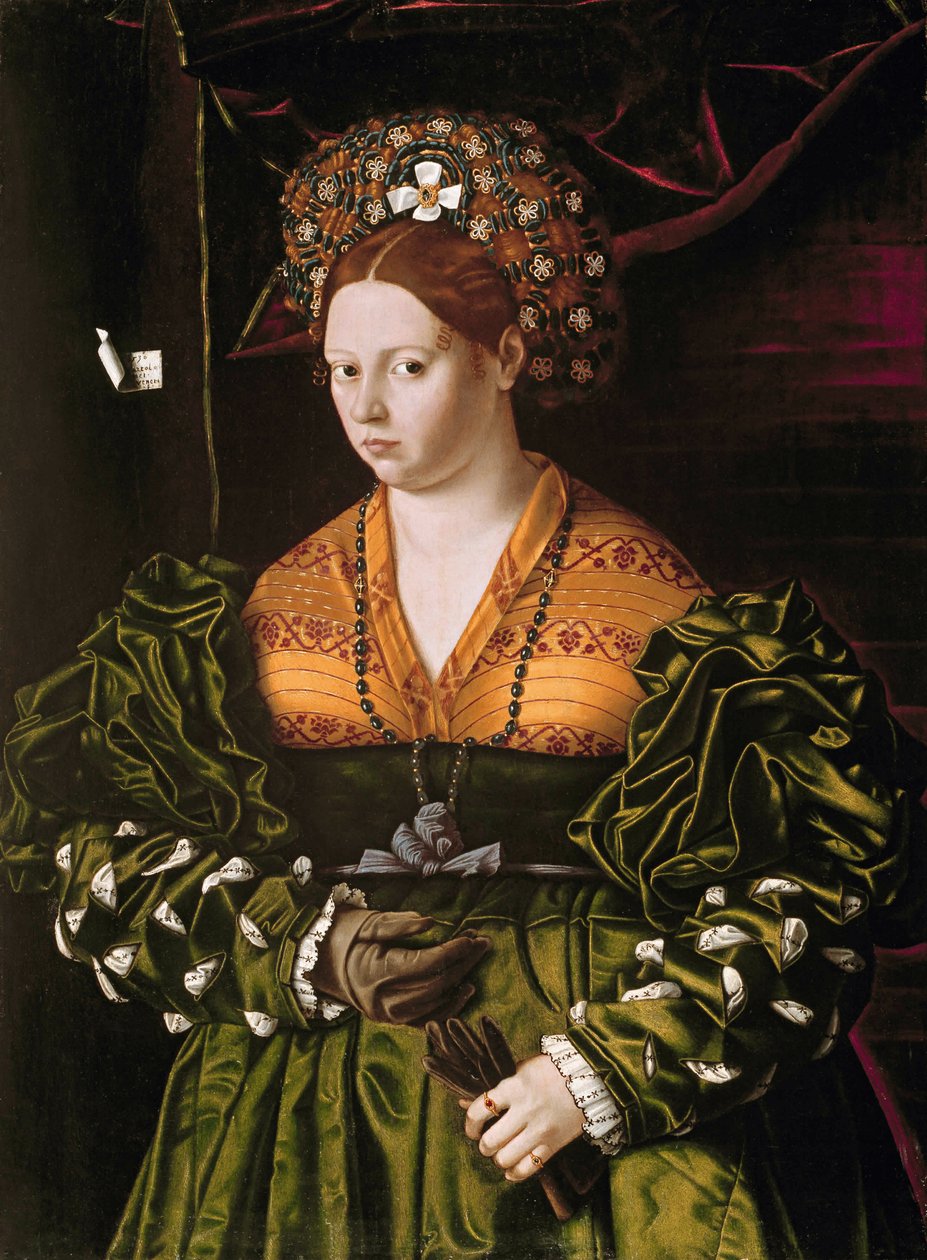 Portrét dámy od Bartolomeo Veneto