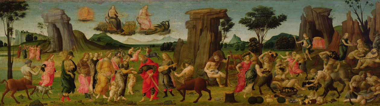 Manželství Thetis a Peleus od Bartolomeo di Giovanni