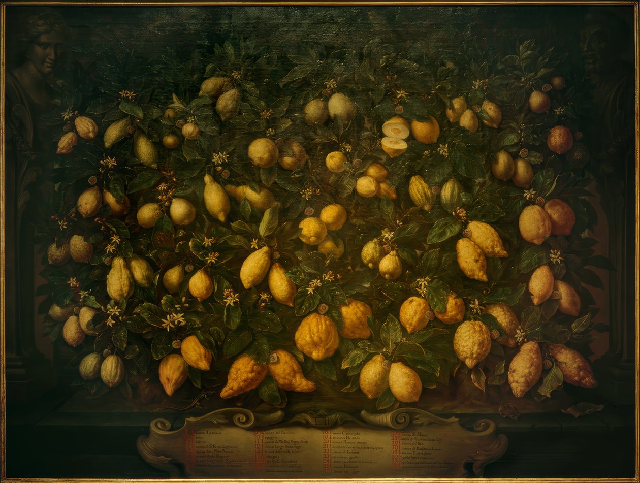 Hořké pomeranče, cedrové citrony a citrony od Bartolomeo Bimbi