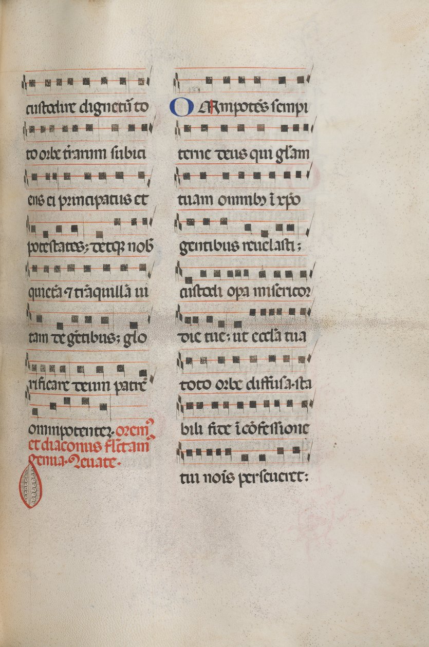 Missale: Fol. 146: Hudba k různým modlitbám..., 1469. od Bartolomeo Caporali