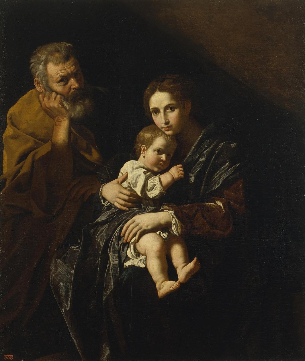Svatá rodina od Bartolomeo Cavarozzi