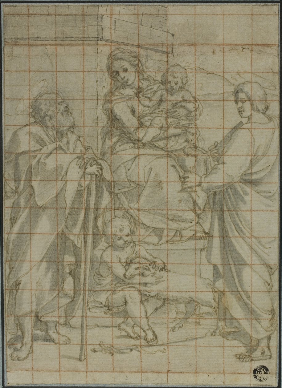 Holy Family with Saint John the Evangelist and the Infant John the Baptist   1293740   cs       czech Successfully Translated  Original: Jule- og nytårskort Translat: Jule- og nytårskort 1279758 cs czech Successfully Translated Original: Or. 8154, f.3v, A  od Bartolomeo Cesi