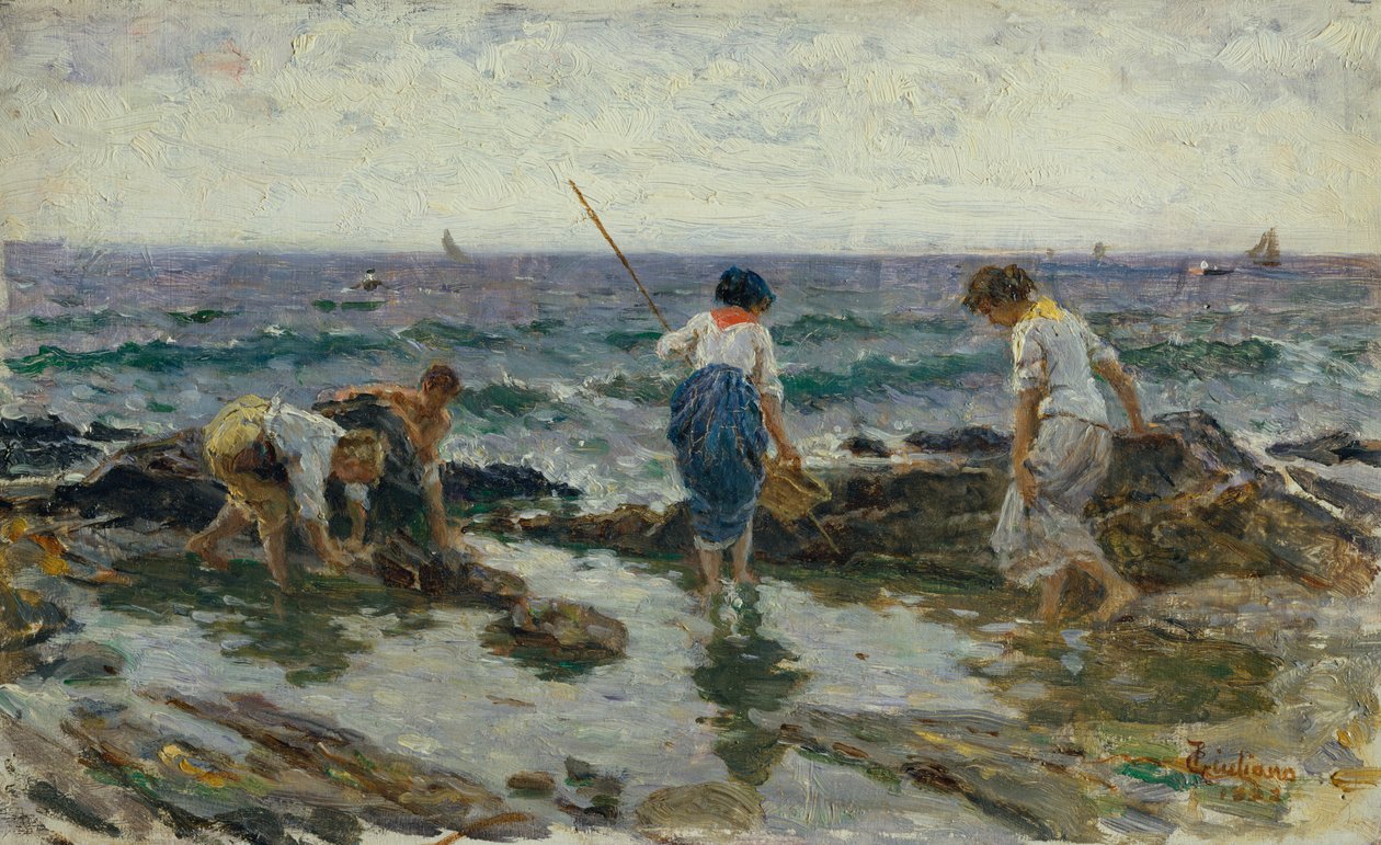 Hledám mořské plody (olej na plátně) od Bartolomeo Giuliano