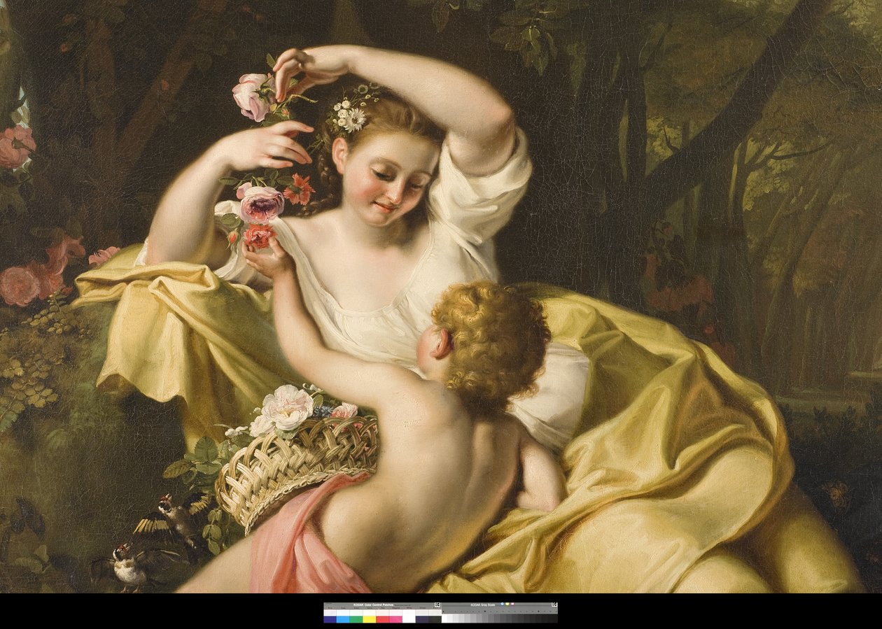 Alegorie jara, 1705-09 (detail 3497528) od Bartolomeo Guidobono