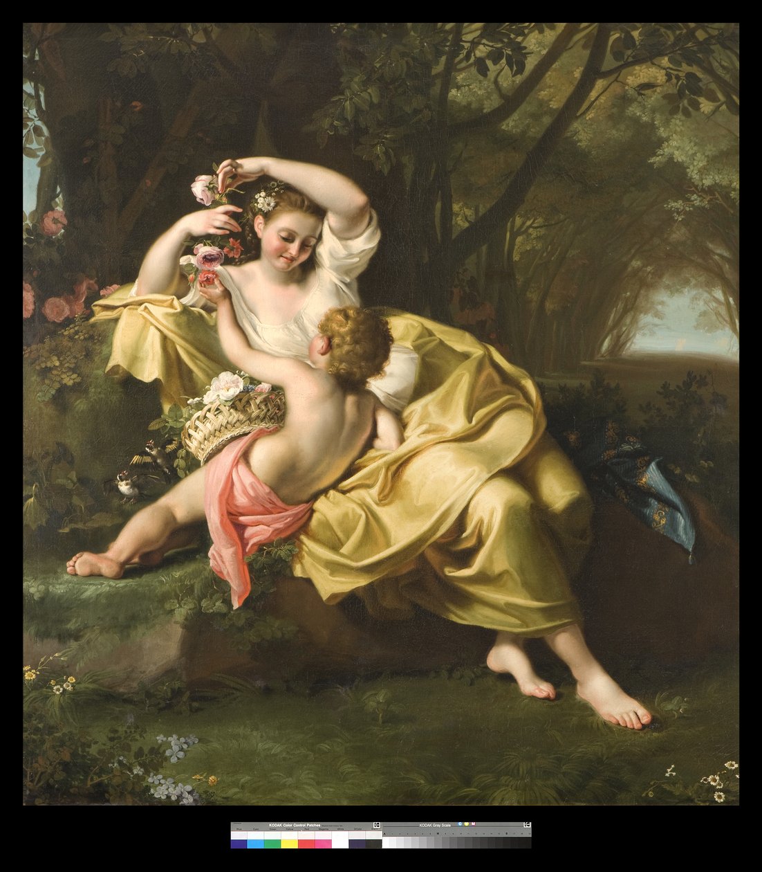 Alegorie jara, 1705-09 od Bartolomeo Guidobono