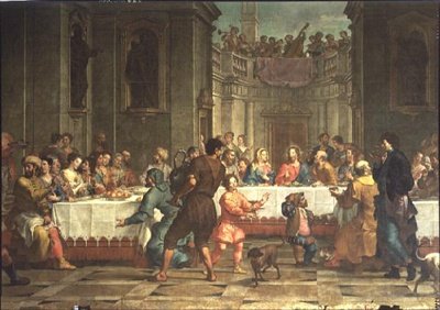 Svatební hostina v Káně od Bartolomeo Litterini