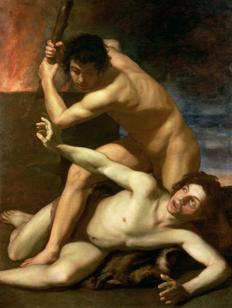 Kain vraždí Abela, kolem roku 1610 (olej na plátně) od Bartolomeo Manfredi