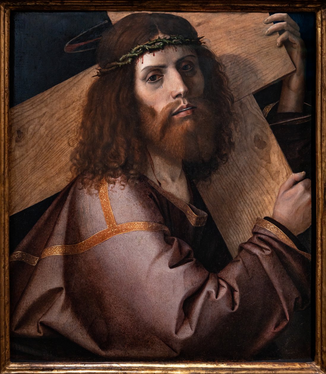 Kristus nesoucí kříž, první desetiletí 16. století (olej na desce) od Bartolomeo Montagna
