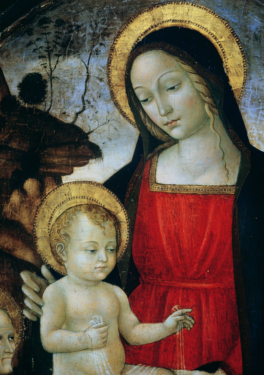 Madona s dítětem (detail) od Bartolomeo Montagna