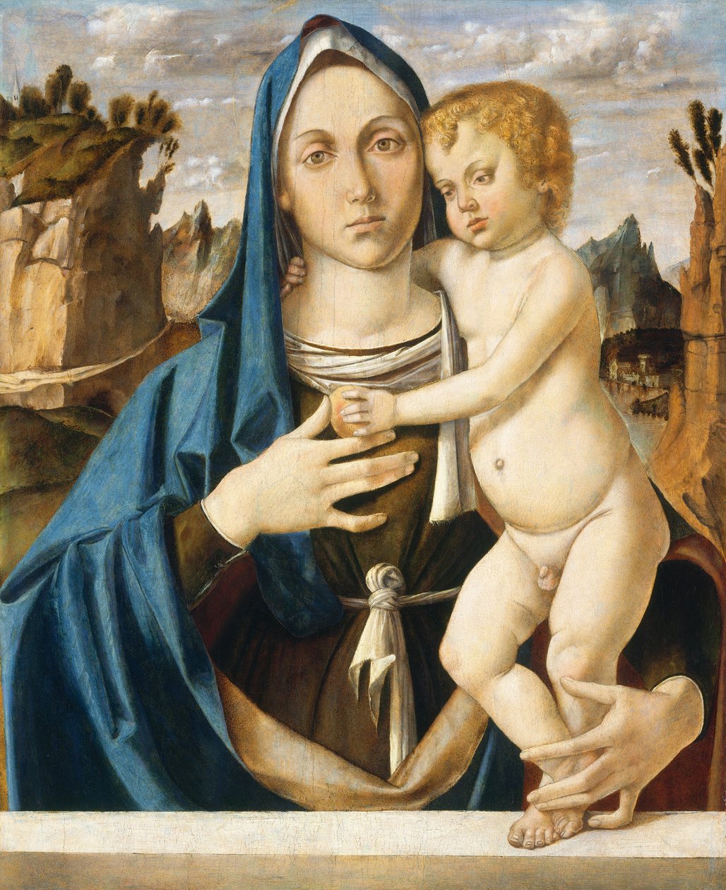 Madonna a dítě od Bartolomeo Montagna