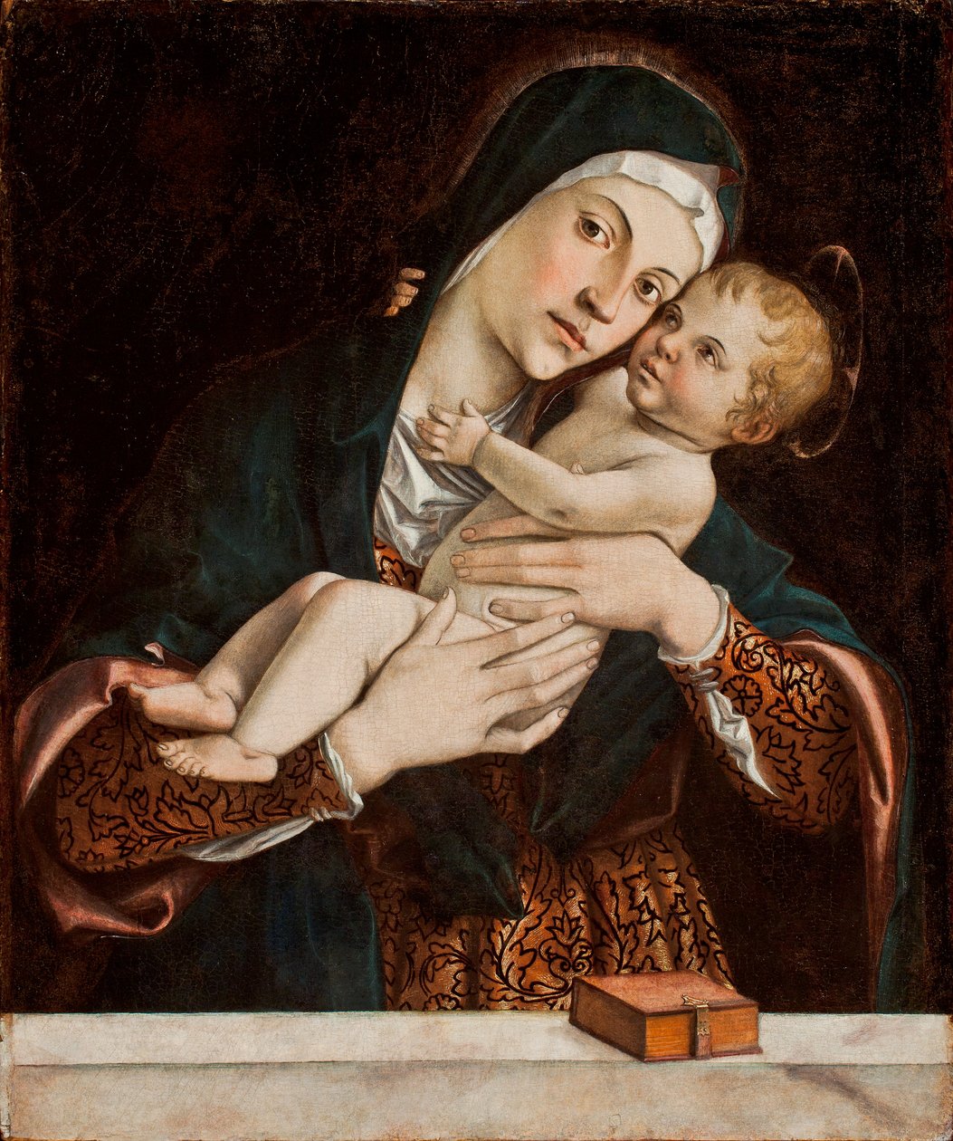 Panna a dítě (tempera na panelu) od Bartolomeo Montagna