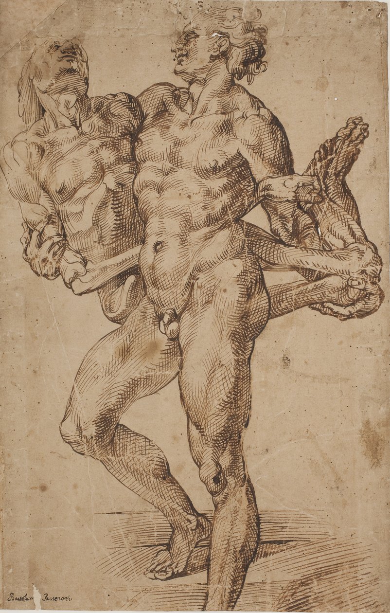 Aeneas a Anchises [?] od Bartolomeo Passarotti