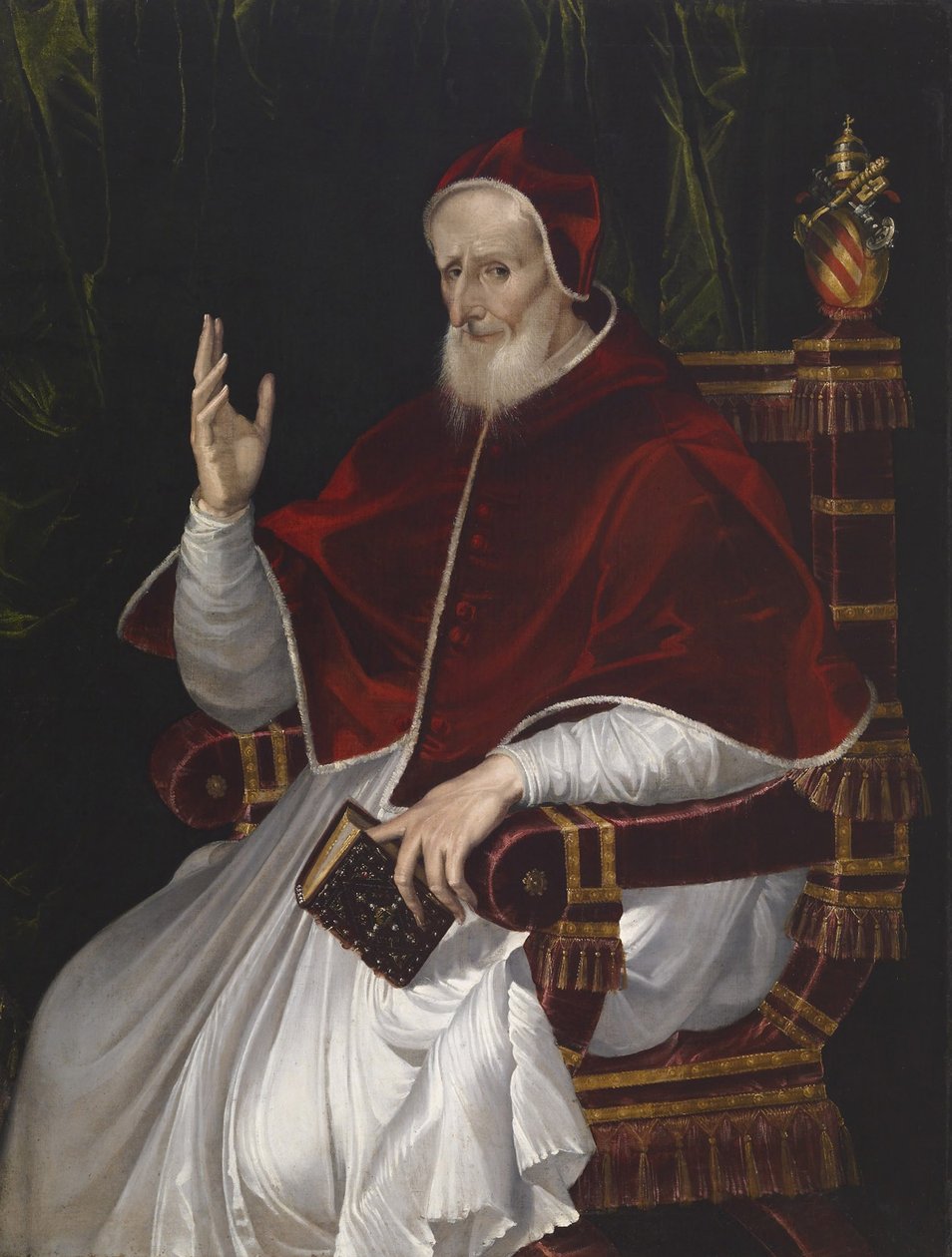 Portrét papeže Pia V., kolem roku 1566 od Bartolomeo Passarotti