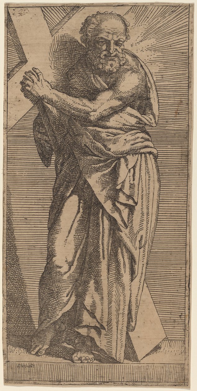 Svatý Ondřej od Bartolomeo Passarotti