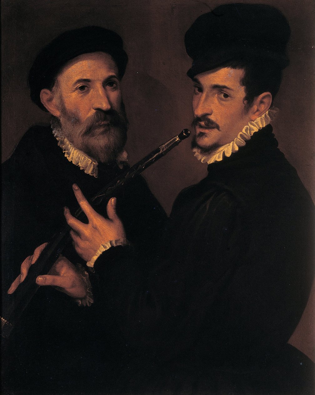 Dvojportrét hudebníků, 1579 od Bartolomeo Passerotti