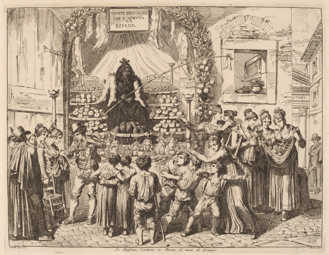 Čarodějnice od Bartolomeo Pinelli