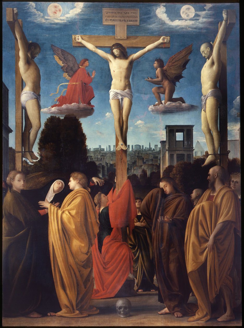 Ukřižování od Bartolomeo Suardi Bramantino