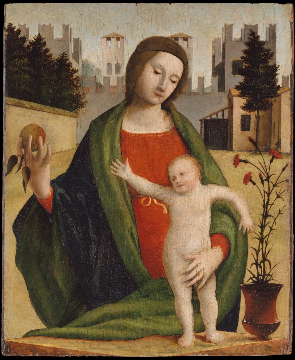 Madona s dítětem, před rokem 1508 (tempera na dřevě) od Bartolomeo Suardi Bramantino