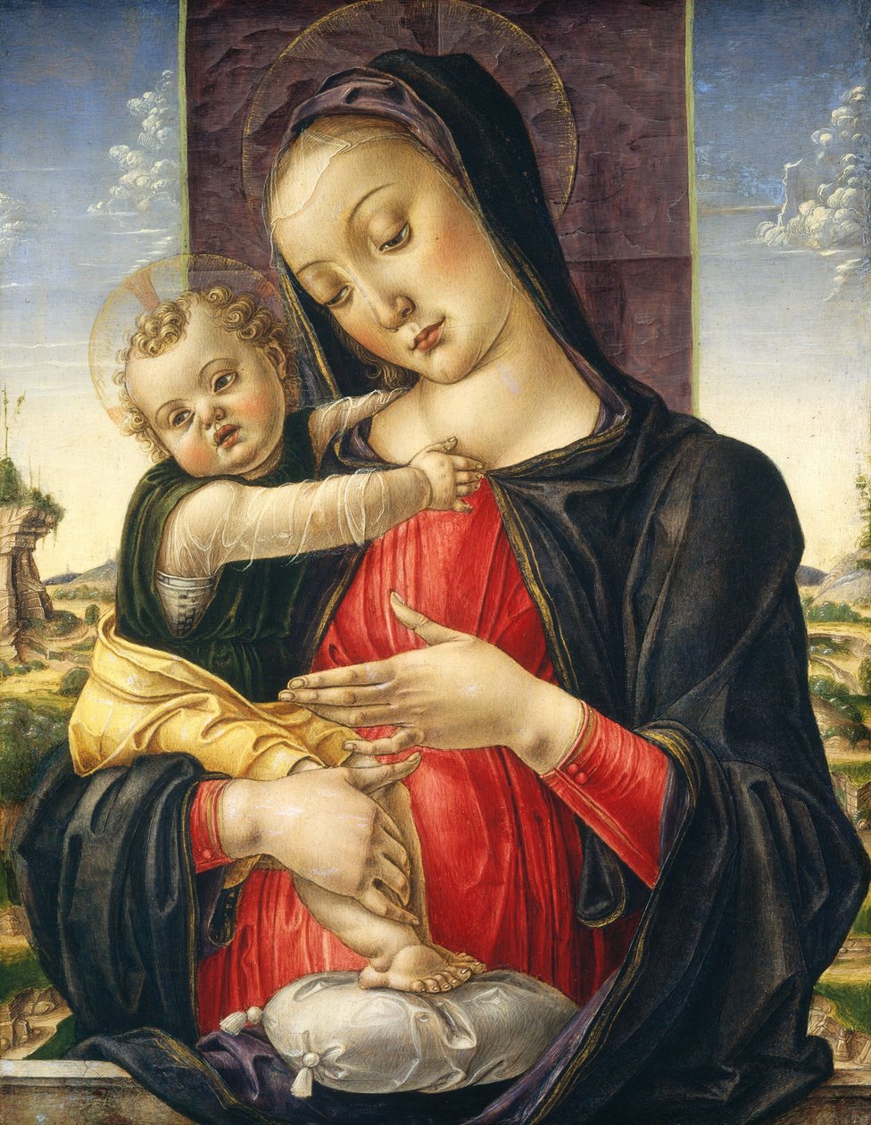 Madonna a dítě od Bartolomeo Vivarini
