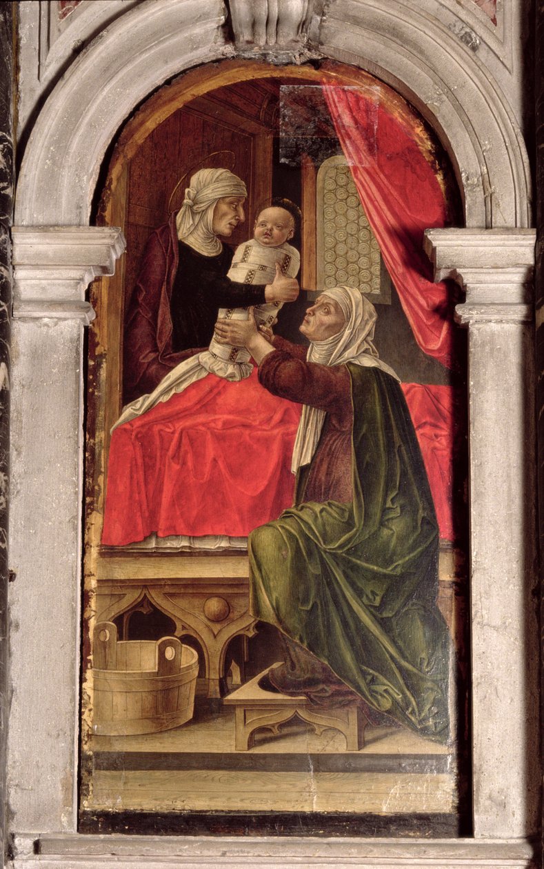 Triptych Madony z Misericordia, 1473 od Bartolomeo Vivarini
