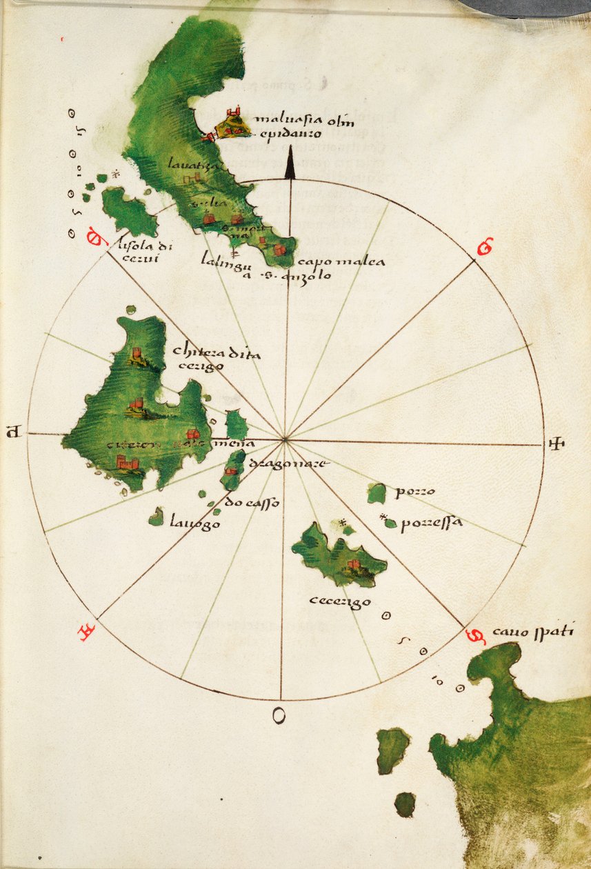 Kithira a Antikithira od Bartolomeo da li Sonetti